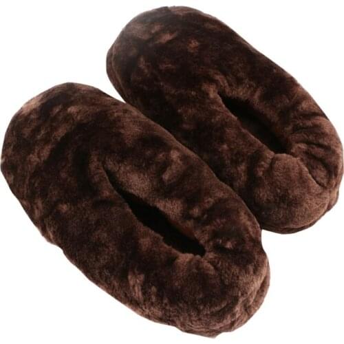 Practical Home Heating Shoes Electric Heated Slipper USB Soft Portable Winter Foot Warmer