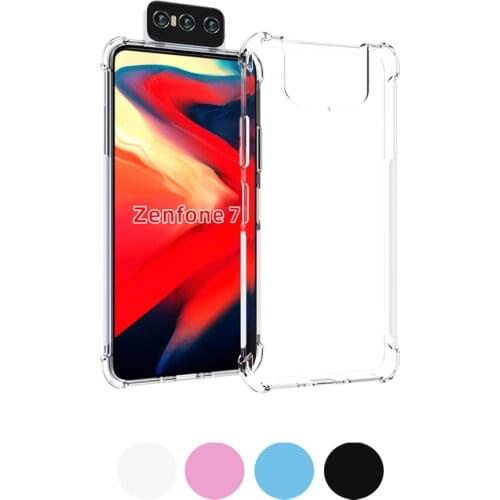 Anti-shock TPU silicone gel case with reinforced corner for Asus ZenFone 7 (5G) 6.67"