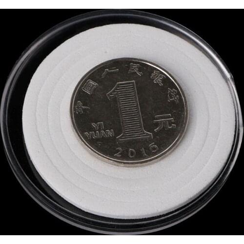 One Piece Transparent Plastic Coin Storage Box Capsule Holder 46 Mm Container Display Box Household Goods