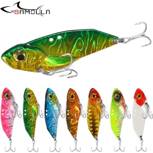 VIB Fishing Lures 2019 Weights 7-15g Metal Jig Isca Artificial Metal Lure Fishing Tackle Articulos De Pesca Fake Fish Bass