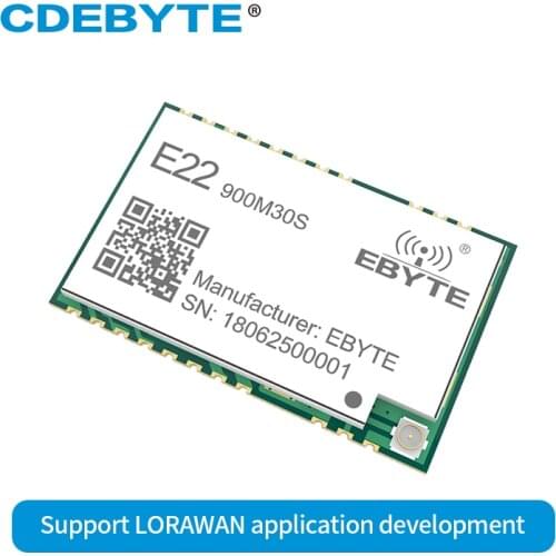 Ebyte E22-900M30S SX1262 915MHz LoRa Module 30dBm Long Range IoT Transceiver SMD PA LNA IPEX Stamp Hole Transmitter and Receiver