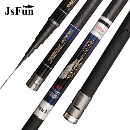 7.2/8/9/10/11/12/13M Telescopic Fishing Rod Carbon Fishing Rod Ultra Hard Superlight Carp Feeder Power Hand Pole Spare Tips YG51
