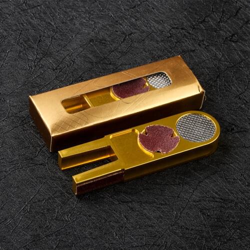 Billiard Pool Cue Tip Trimmers Repairer Muti-function U-shape Solid Alloy Billiard Burnisher Nickel Shaper Billiard Accessories