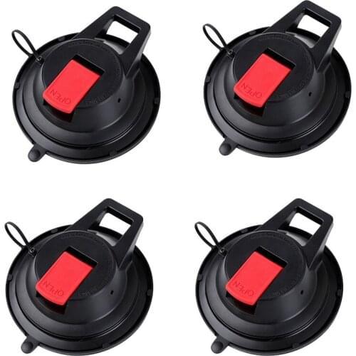 4Pcs Vacuum Suction Cup Anchor with Fixed Hook Suction Cup Hook for Heavy-Duty Car Watch Strap Suitable for Car Bathroom