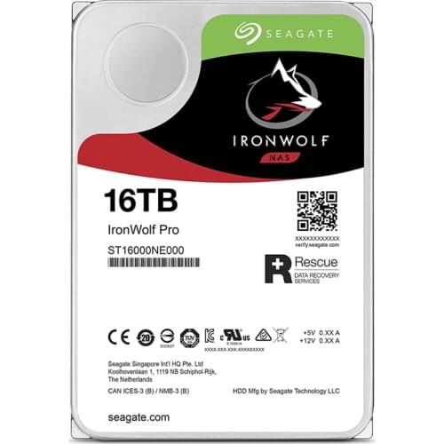 Seagate IronWolf Pro 2TB 4TB 6TB 8TB 10TB 12TB 14TB 16TB NAS Internal Hard Drive–RAID Network Attached Storage Recovery Service