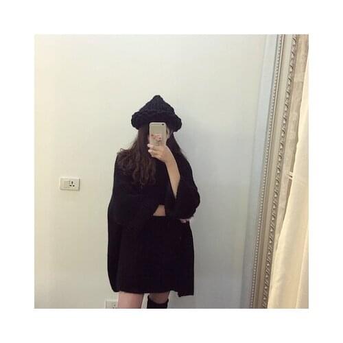 Women Winter Autumn Sweater 2020 New Casual Long Female Knitting Sweater Korean Turtle Neck Femme Loose Sweaters LX1374 s