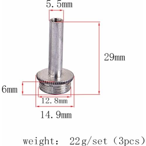 3pcs Connecting Rod Piston for Trumpet Instrument Replacement Parts