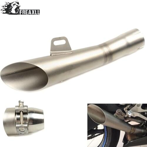 35MM-51MM Universal Motorcycle Exhaust Pipe Escape Scooter Muffler With DB Killer For Kawasaki Honda Suzuki BMW YAMAHA MT09 07