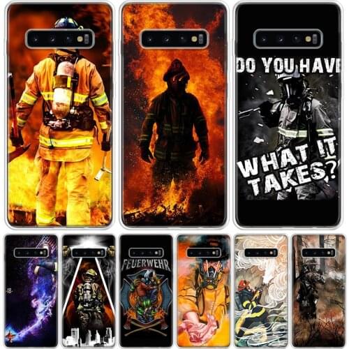 Firemen hero flame Phone Case For Samsung Galaxy A50 A70 A30S A51 A71 A10 A20E A40 A90 A20S M30S A6 A7 A8 A9 Plus Coque