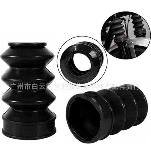 Black Motorcycle Gaiters Gators For Harley Front Fork Dust Proof Cover Rubber Moto Shock Absorber Guard Protector Shell Parts