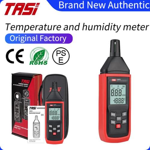 TASI TA8171 Digital Temperature Humidity Meter Thermometer Accurate Measurement Hygrothermograph Handle Type Hygrometer