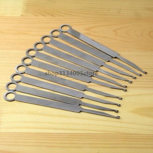 Flute part Sax Repair Tools debugging hook spring pin spring strength 10pcs