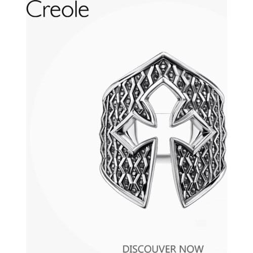 Ring Knights Helmet 925 Sterling Silver 2021 Brand New Fine Jewerly Europe Vintage Style Fantastic Armour Gift For Men Women