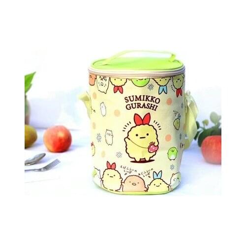 LISM Sumikko Gurashi 88431 Anime Portable Lunch Bags Cartoon Picnic Bag Food Handbag Storage Girls Gifts