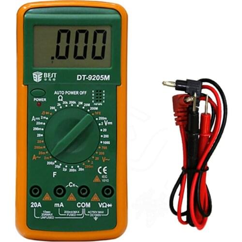 Multi-Function LCD Digital Multimeter Maintenance Measuring Voltmeter Ammeter Laboratory Instrument Electrical Detector Tester