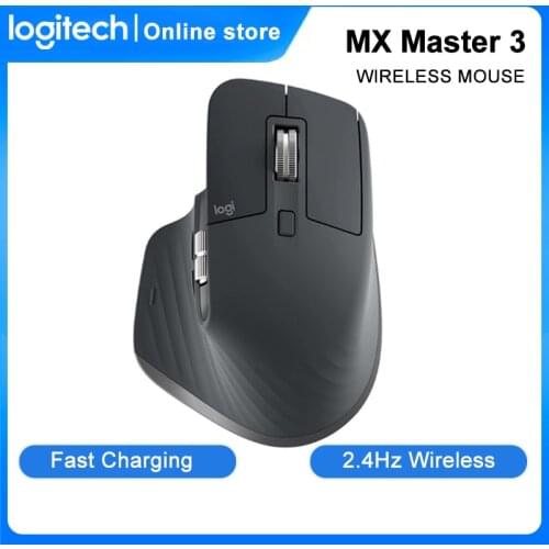 Logitech MX MASTER 3 Wireless Bluetooth Mouse Laser With 2.4GHz Receiver For Laptop PC Mouse Windows7/8
