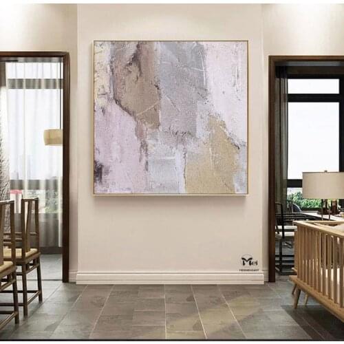 Original Beige Abstract Painting Contemporary Oil Paintings Beige Painting Grey Painting Oversized Scandinavian Art Home Decor