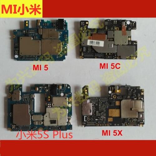 1pcs For Mi 5X M5X MI5 X Motherboard Used Original with 4+64GB ROM MainBoard Logic Board
