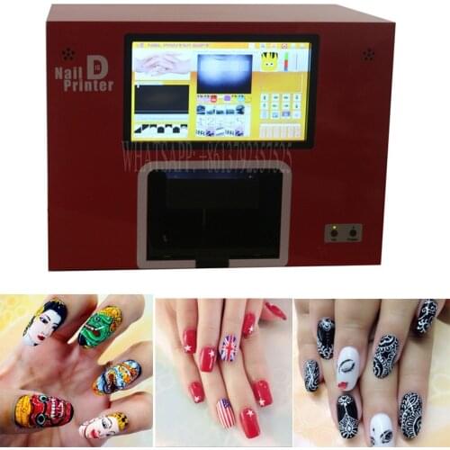 5 nails printing machine flower printing machine 3 ROSES printing at the same time