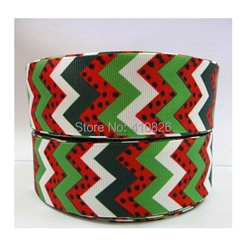 Q&N Wholesales/OEM Ribbon 1.5inch 38mm Wave Pattern&dots Print grosgrain ribbon 50yds/roll Webbing free shipping 140720013