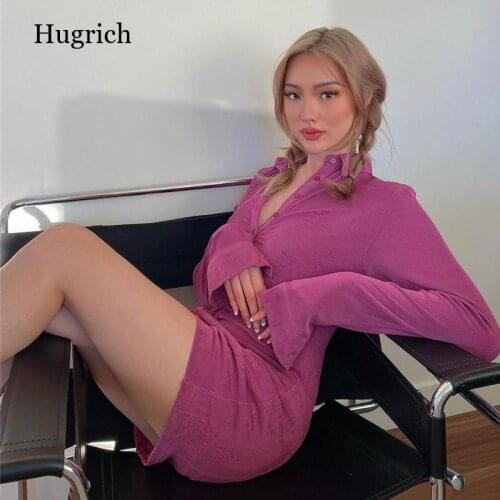 Ruched Buttons Women Summer Dress Short Sleeve Turn Down Collar Mini Dresses Casual Homewear Vestidos for Party New