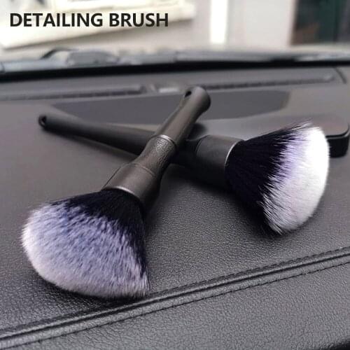 Detailing Brush with Ultra Soft Synthetic Bristles Automotive Interior Detail Motorcycle Cleaning Brushes Auto Brush for Car