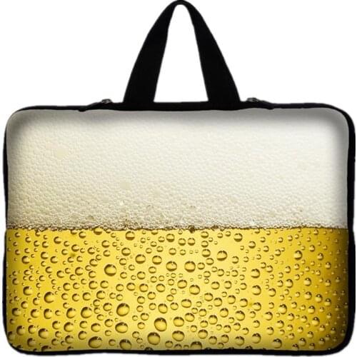 New 15" Laptop Bag Beer Notebook Case Sleeve Cover Handle For 15" 15.4" 15.5" 15.6" Notebook For Dell XPS Toshiba Thinkpad Acer