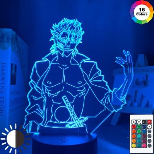 Anime Bleach Grimmjow Jaegerjaquez Led Night Light for Bedroom Decor Night Lamp Bleach Gift Acrylic Neon 3d Lamp Grimmjow
