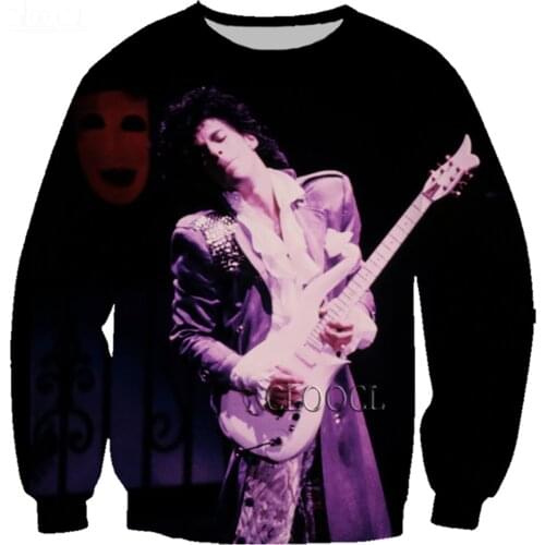 CLOOCL Fashion Mens Women Newest Singer Prince Rogers Nelson 3D Print Sweatshirt Harajuku Streetwear Casual Tracksuit