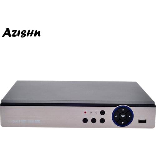AZISHN AHD DVR 16CH 1080P AHD/CVI/TVI/CVBS 5 IN 1 Hybrid NVR H.264 HDMI Video Security Digital Video Recorder for CCTV Cam ONVIF