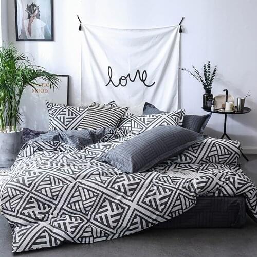 Vintage Bedding Set Single High End Fashionable Classic Duvet Cover 3D King Queen Twin Full Double Unique Design Bed Set