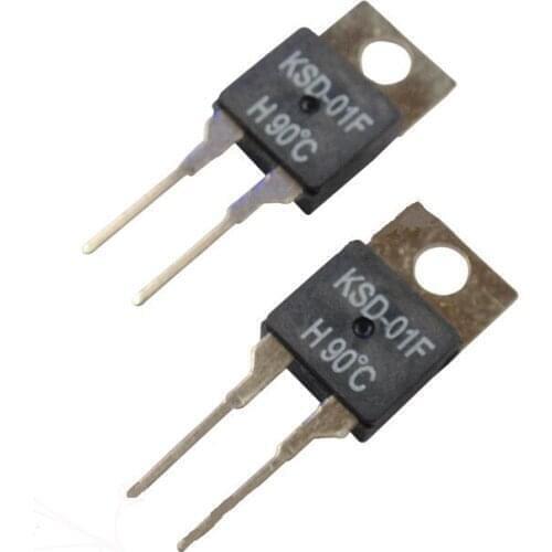 10 pcsTemperature on and off KSD-01F/JUC-31F 75 Degrees Normally Open and Normally Closed to-220 0 Degrees-150 Degrees