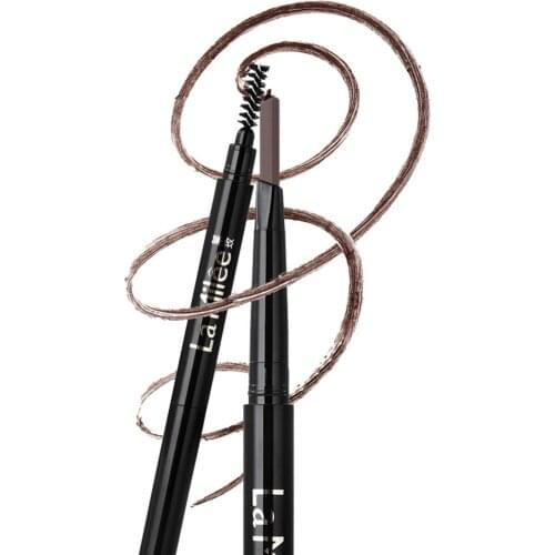 La Milee Waterproof Sweatproof Long Lasting Double-head Eyebrow Cosmetics Pencil