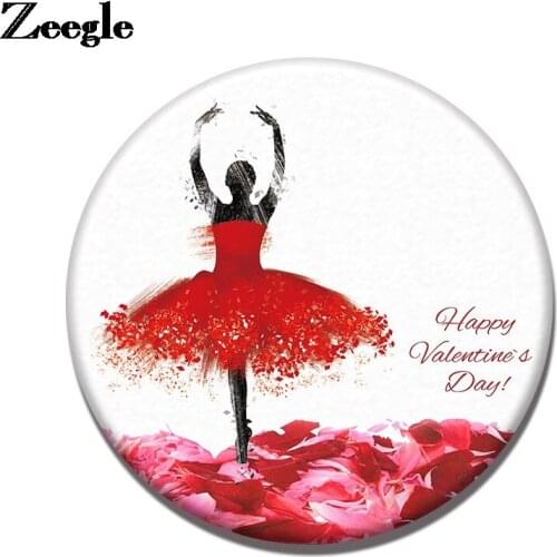 Zeegle Modern Anti-Slip Placemats Coffee Table Cup Mat Mud Coasters Table Mat Creative Decor Water Absorption Mugs Pad