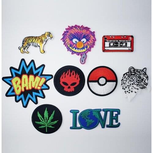 Wild Wilderness Love Iron clothes stitch sew seam cloth textile adornment decoration garnish of coat topcoat jacket trousers bag