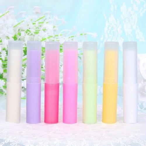 10Pcs Lipstick Tube Empty Cosmetic Containers Lip Balm Packing Cute Glue Stick DIY Tool Container Makeup Travel Bottle Color 4g