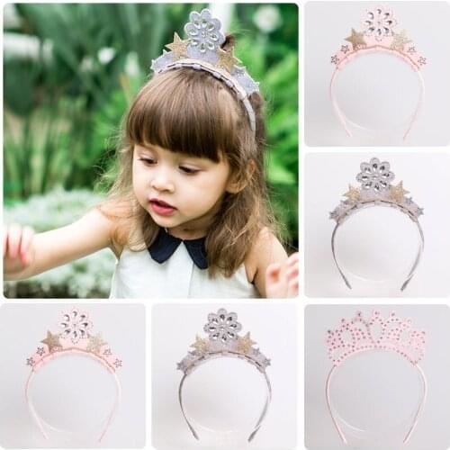 12pcs Fashion Royal Glitter 3D Tiaras Hairbands Floral Rhinestone Crown Hair Sticks Headbands Princess Headwear Hair Accessories