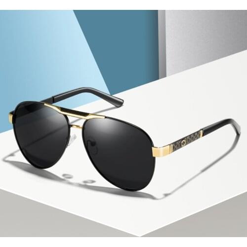 2020 Mens Polarized Sunglasses for Sports Outdoor Driving Polaroid Sunglasses Men Pilot Metal Frame Sun Glasses Gafas De Sol