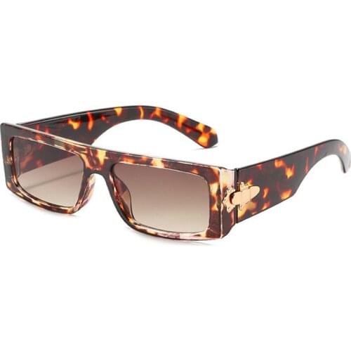 2021 Rectangle Sunglasses Men Fashion Eyewear Sun Glasses Male Shades Trendy Lady Anti-UV Gafas Women