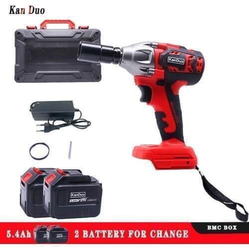 21V brushless cordless wrench cordless screwdriver brushless screwdriver wrench 2 in 1 High endurance and high torque