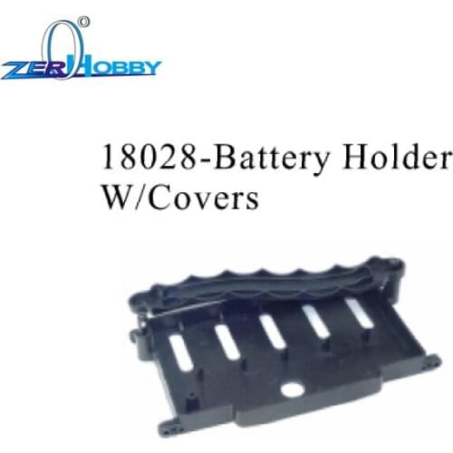 HSP RACING RC CAR ACCESSORIES PARTS NO. 18028 BATTERY HOLDER WITH COVERS FOR 1/10 ELECTRIC OFF ROAD ROCK CRAWLER 94180 94180T2