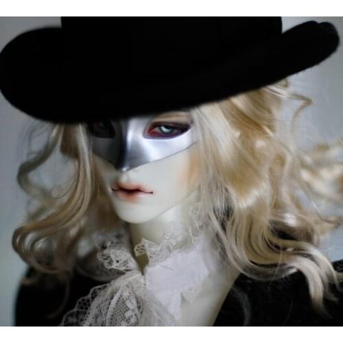BJD doll accessories are suitable for 1/3 Uncle size doll with photo accessories prop doll mask/black white gold and silver opti