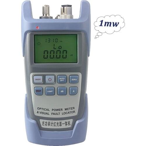 AUA 9 1mw Laser Power FTTH Fiber Optic Optical Power Meter Cable Tester Free Delivery