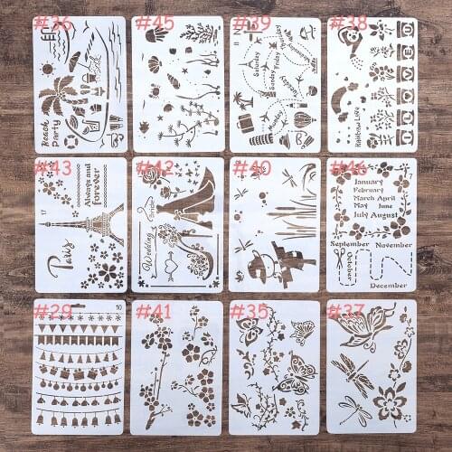 DIY Craft Layering Butterfly Stencils For DIY Scrapbooking Stamping Album Crafts Decorative Paper Cards