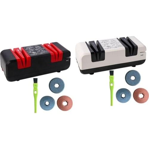 Electric Knife Sharpeners Automatic Professional Chef Quick Sharpening Machine USB for Kitchen All Knives Scissors