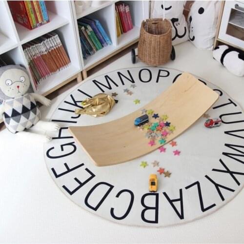 Nordic white/ Gray /pink Round Carpets for Living Room Computer Chair Area Rug Children kids room Rugs Play game Tent Floor Mat