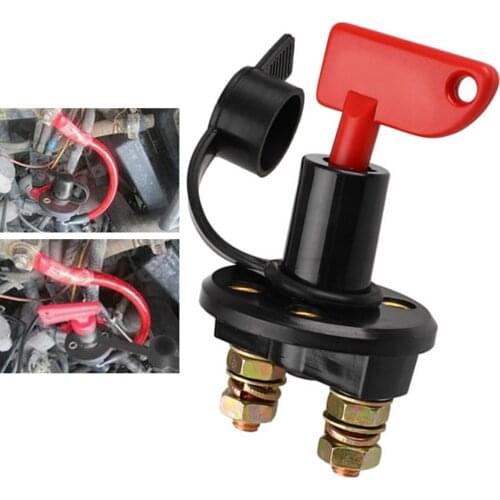 Boat Car Van RV 12V/24V Battery Isolator Switch Disconnect Power Kill Key