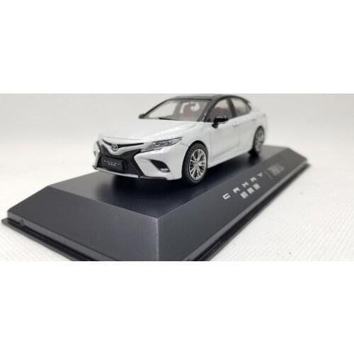 1:43 Diecast Model for Toyota Camry Sport 2018 White 8th Generation Sedan Alloy Toy Miniature Collection Gifts Hot Selling