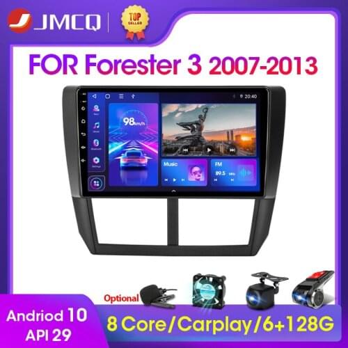 JMCQ Android 8.1 2G+32G 4G+WiFi 9" Car Radio Multimedia Video Player For 2008-2012 Subaru Forester 3 SH 2 din RDS DSP Head Unit