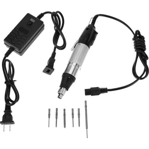 AC Power 220V 60W Straight Electric Screwdriver Set Home Electronic Screw Driver Maintenance Tool Repair Accessory for Home DIY